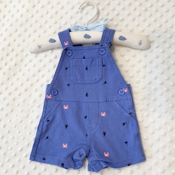 🐳⚓️🦀2pack Rompers, Navy Ocean theme, 3-6M - Picture 9 of 16